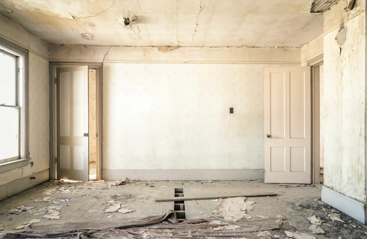 Waste disposal crew managing a cleanout project in Lula